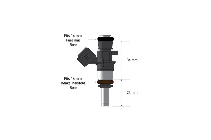 Bosch 980cc injectors - Flowmatched set of 8 (0280158040) HT-080104