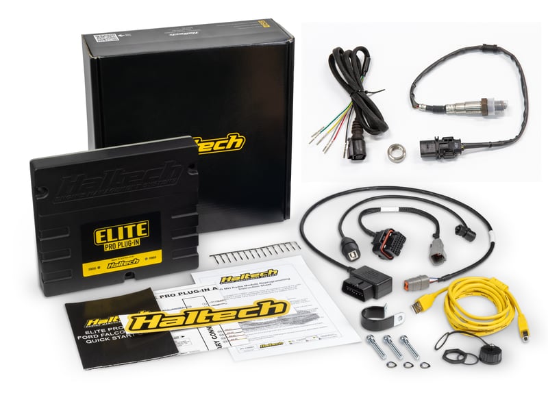 Elite PRO Plug-in ECU - Ford Falcon i6 "Barra" + Onboard Wideband Sensor Kit Length: 2.5m (8') HT-154006