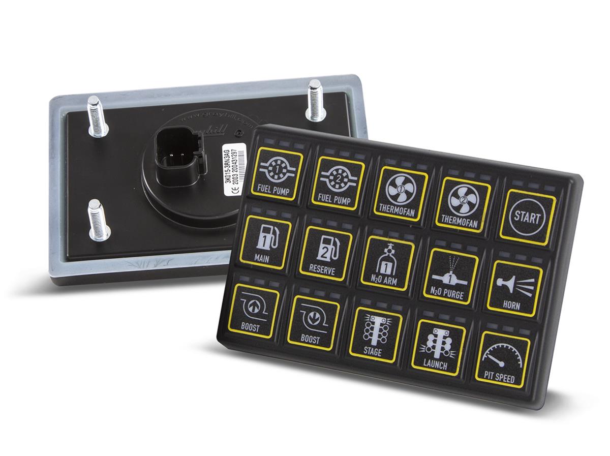 HalTech CAN 15 Button Keypads HT-011502