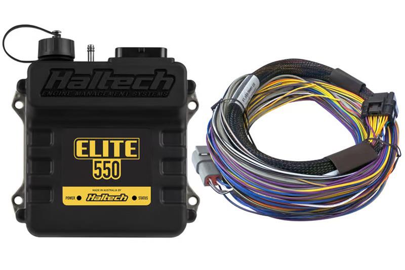 HalTech Elite 550 ECU with Basic Universal Wire-In Harness HT-150402