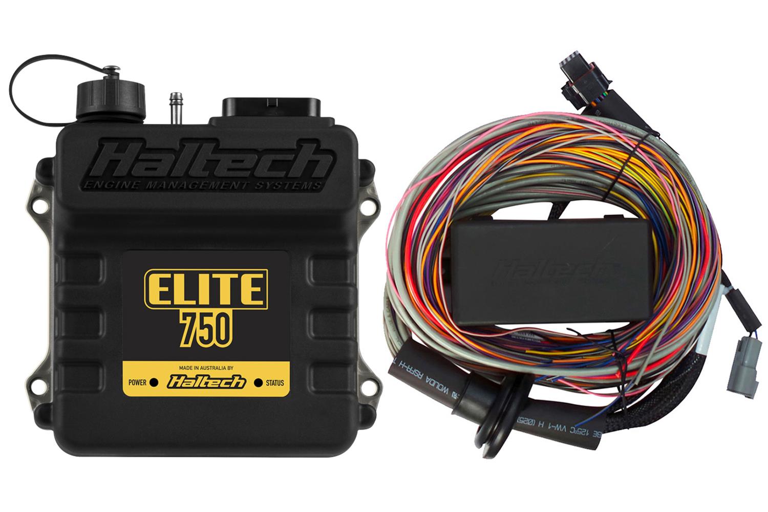 HalTech Elite 750 ECU with Premium Universal Wire-In Harness HT-150605