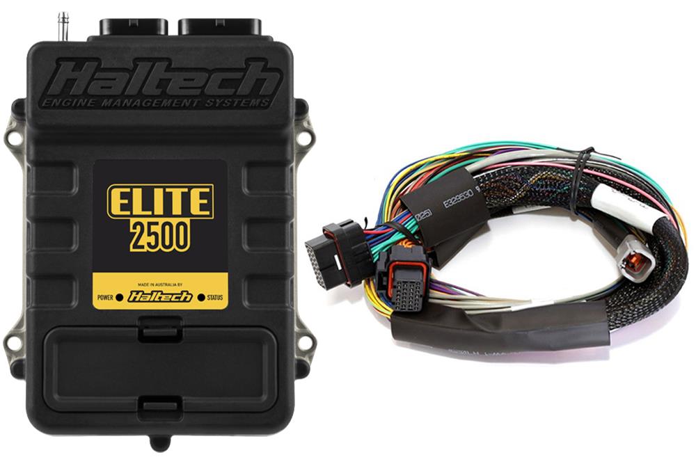 HalTech Elite 2500 ECU with Basic Universal Wire-In Harness HT-151302