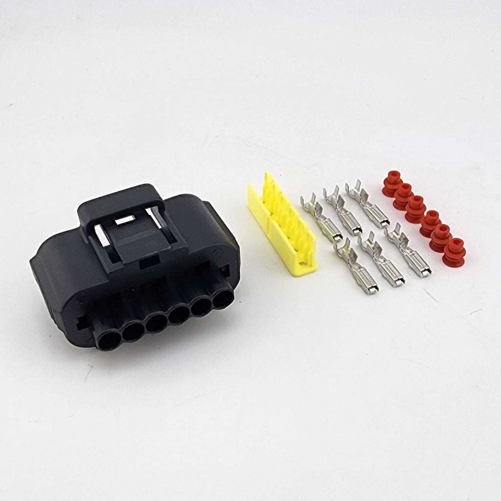 Mitsubishi Evo X 6 Pin DBW Pedal Connector Plug & Pins