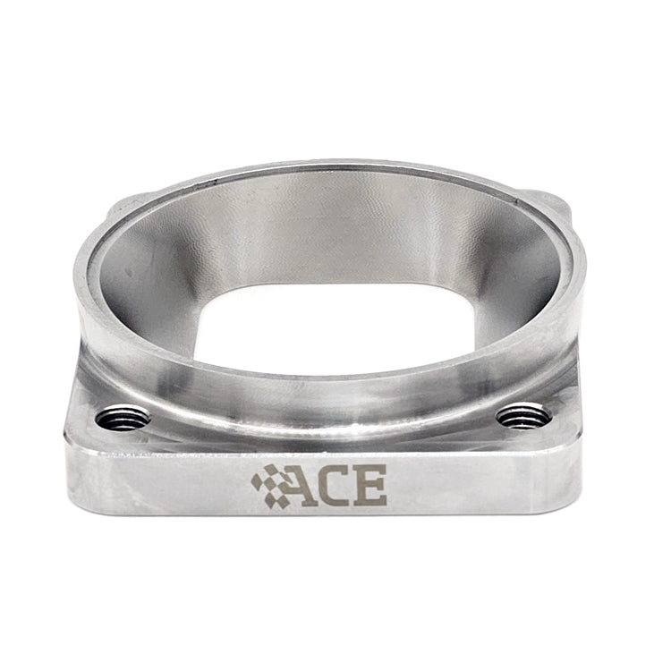 Transition Turbo Flange - Undivided T4 to Single 3.500" OD Tube - 304 Stainless