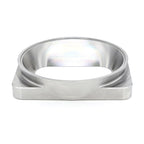 Transition Turbo Flange - Undivided T4 to Single 4.000" OD Tube - 304 Stainless