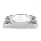 Transition Turbo Flange - Undivided T4 to Single 4.000" OD Tube - 304 Stainless
