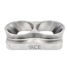 Transition Turbo Flange - Divided T4 to Dual 2.250" OD Tube - 304 Stainless