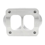Transition Turbo Flange - Divided T4 to Dual 2.500" OD Tube - 304 Stainless