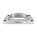 Transition Turbo Flange - Undivided T6 to Single 3.500" OD Tube - 304 Stainless