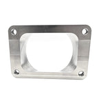 Transition Turbo Flange - Undivided T6 to Single 3.500" OD Tube - 304 Stainless