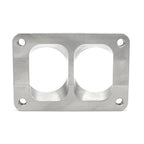 Transition Turbo Flange - Divided T6 to Dual 2.250" OD Tube - 304 Stainless