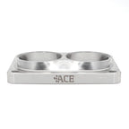 Transition Turbo Flange - Divided T6 to Dual 2.250" OD Tube - 304 Stainless