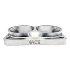 Transition Turbo Flange - Divided T6 to Dual 2.500" OD Tube - 304 Stainless