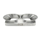 Transition Turbo Flange - Divided T6 to Dual 3.000" OD Tube - 304 Stainless