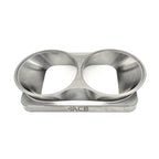 Transition Turbo Flange - Divided T6 to Dual 3.000" OD Tube - 304 Stainless