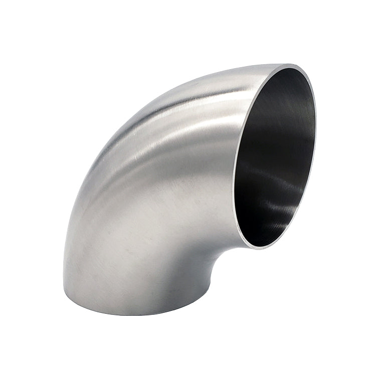 3.500" OD x 0.059" (1.5mm) Tight Radius 90° Mandrel Bend - (3.850" CLR) - CP1 Titanium