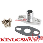 Billet Alumimum Turbo Oil Return Flange -8 AN GT2560R GT2871R GT2876R GT3076R
