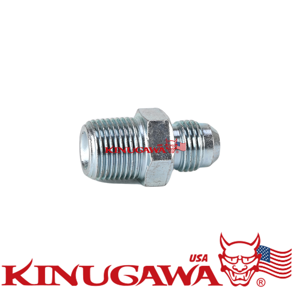 Forged Adapter 3/8PT to -4AN to Oil filter for Mitsubishi EVO1-3 DSM 1g 2g