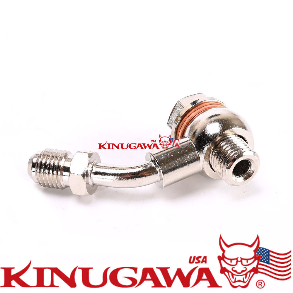 Banjo Bolt Kit M12x1.25 Turbo Coolant IHI RHF5, RHF5H / MHI TD04 TD04HL 45DEG