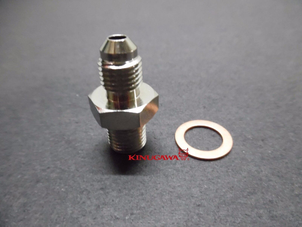 Adapter Fitting M10x1.5 w/1.0mm Hole for SUBARU IHI VF22 VF34 VF35 Turbo OilFeed