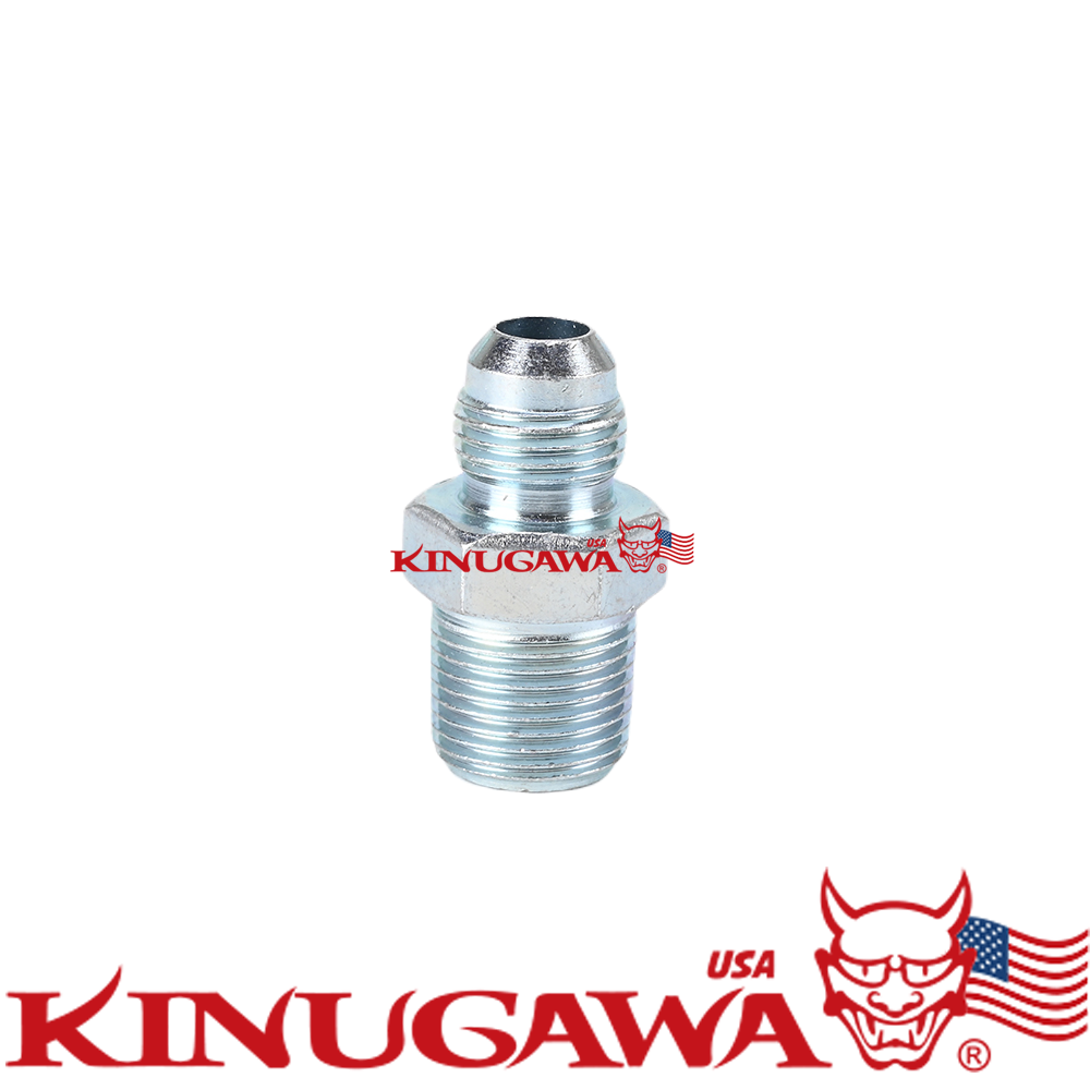 Forged Adapter 3/8PT to -4AN to Oil filter for Mitsubishi EVO1-3 DSM 1g 2g