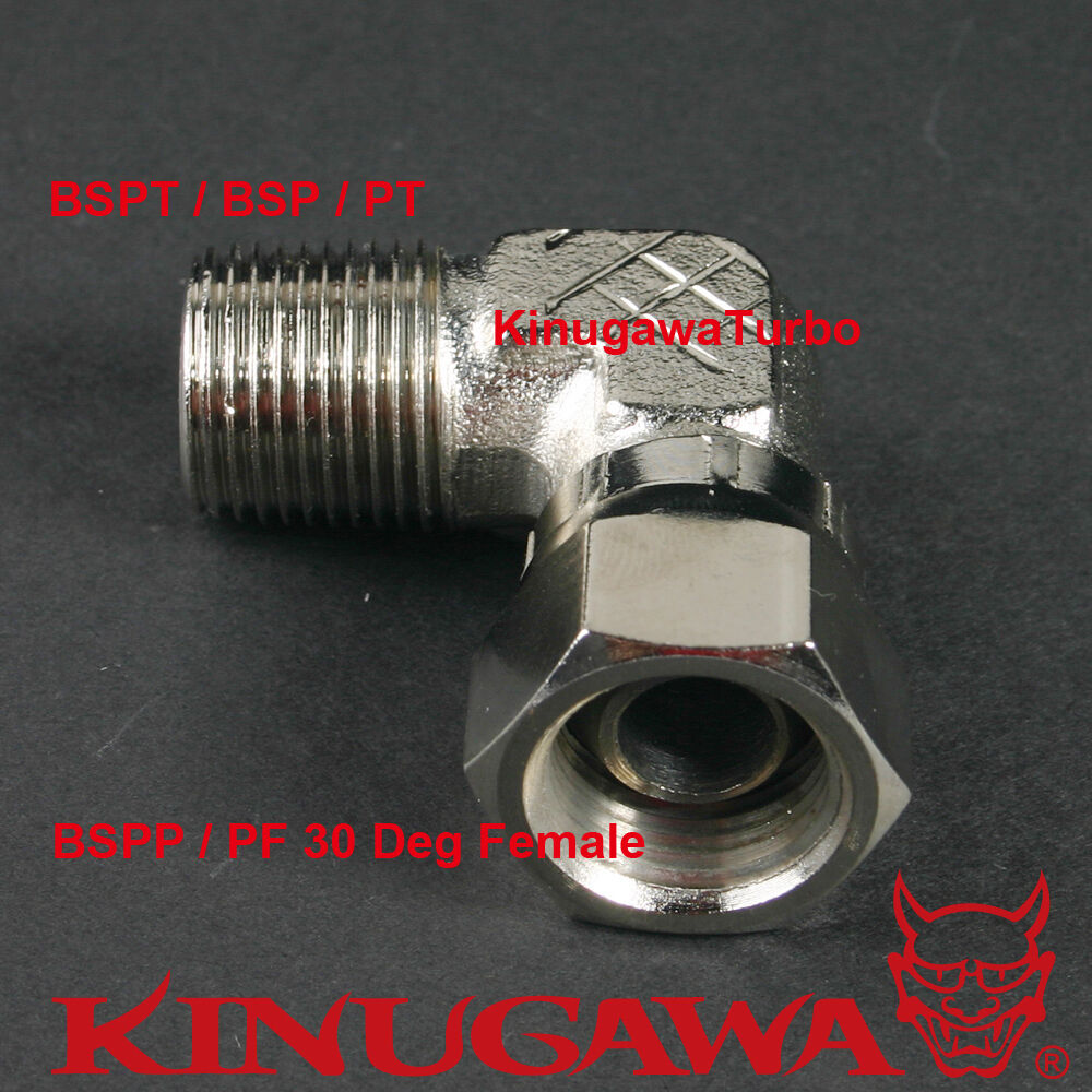 Forged Adapter Fitting Steel 90 Deg 1/2 BSPT BSP to 1/2 BSPP 30 Deg Female C19-2