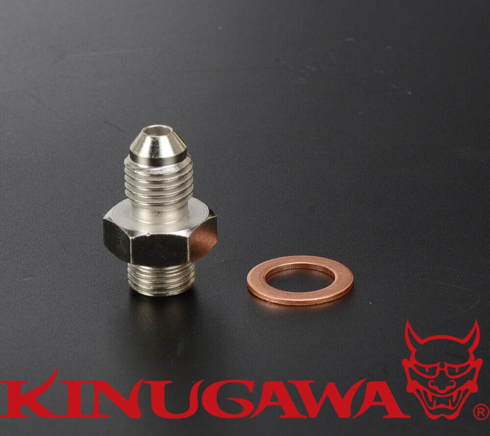 -4AN Turbo Oil Feed Adapter Fitting Garrett Garrett GT25 GT28 GT30 GT35 JB 1.5mm