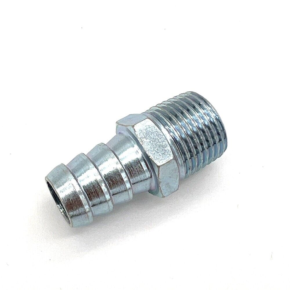 Forged Barb Hose Adapter Fitting 1/2 BSPT - 16.9mm Barb (Fit 5/8" Hose) C5-2