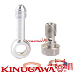 AN -3 (3AN) Aluminum 7075 Banjo Adapter To M10x1.0 Stainless Steel Banjo Bolt