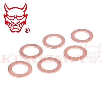 COPPER CRUSH WASHER WASHERS ID M14 14mm / 6 PACK