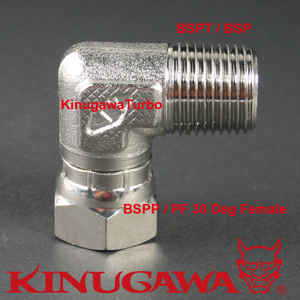 Forged Adapter Fitting Steel 90 Deg 1/2 BSPT BSP to 1/2 BSPP 30 Deg Female C19-2