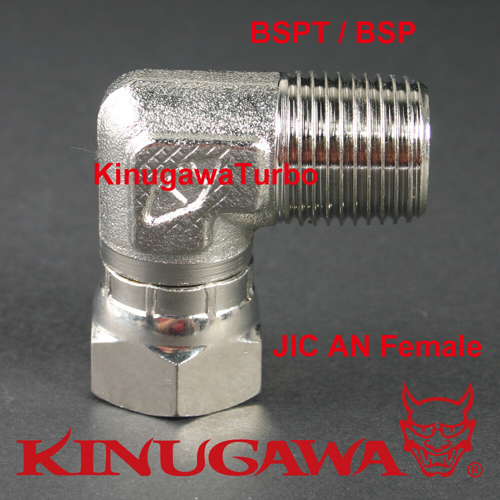 Forged Adapter Fitting Steel 90 Deg Elbow 1/2 BSPT BSP to 8AN Female UNF C18-7