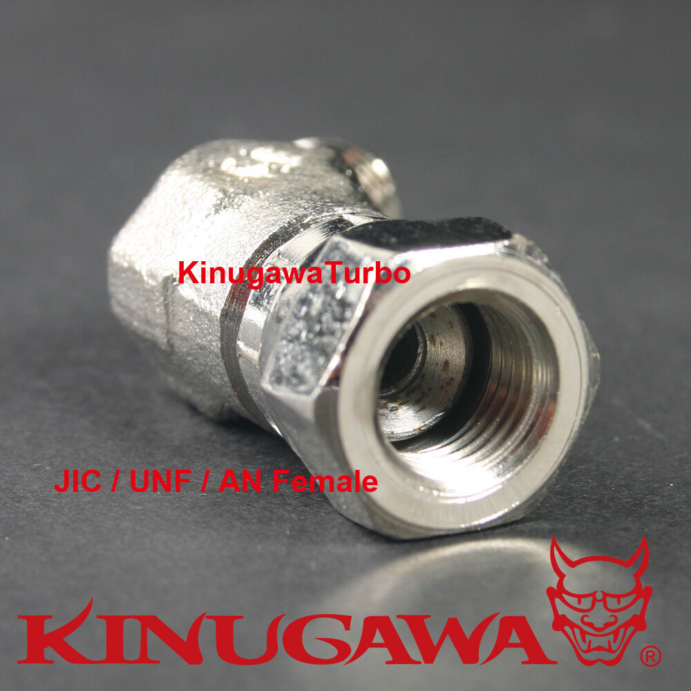 Forged Adapter Fitting Steel 45 Deg 6AN Female to 6AN Male C20-2