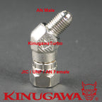 Forged Adapter Fitting Steel 45 Deg 6AN Female to 6AN Male C20-2