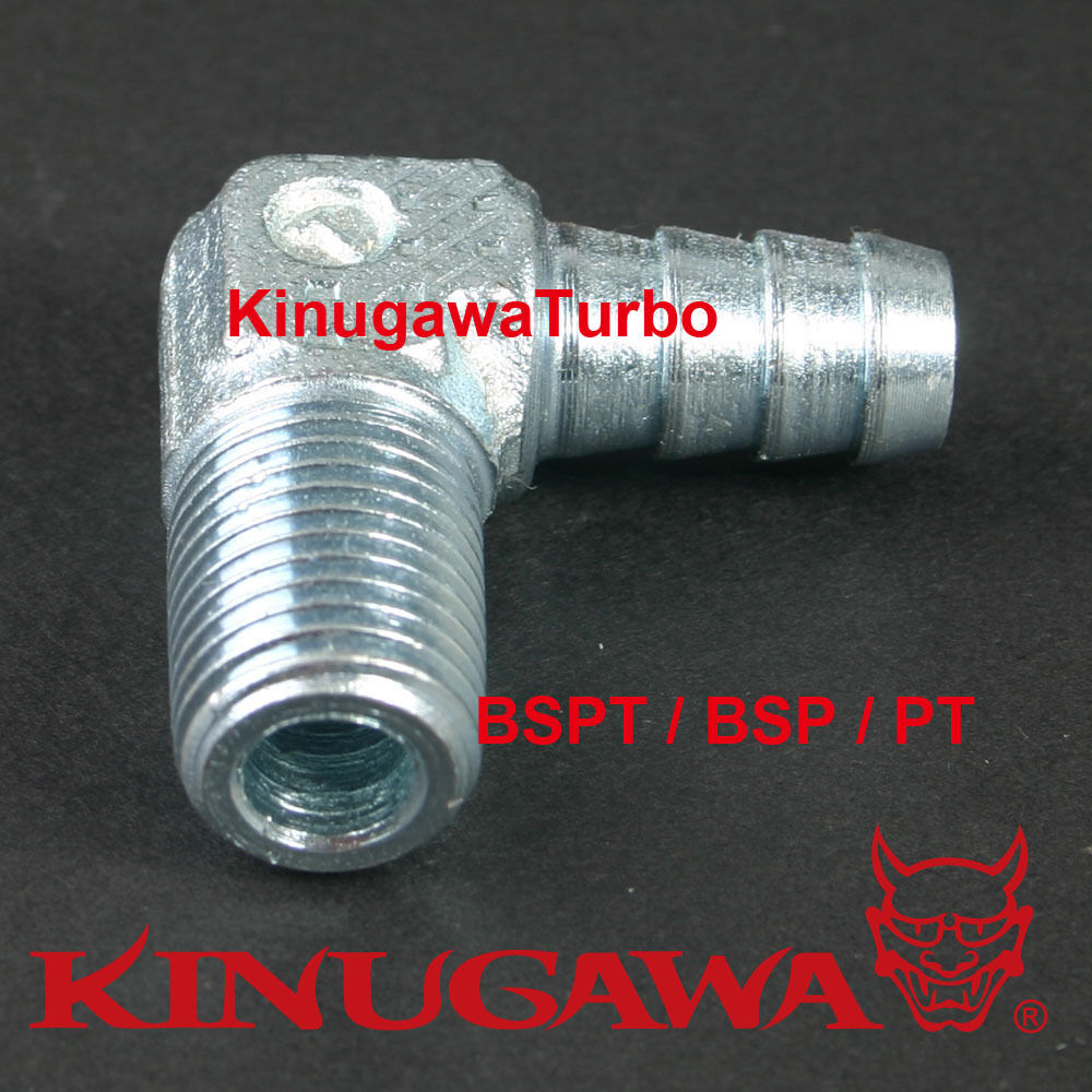 Forged Steel Adapter Fitting 90 Deg Elbow 1/2 BSPT BSP - 1" Hose Barb C14-2