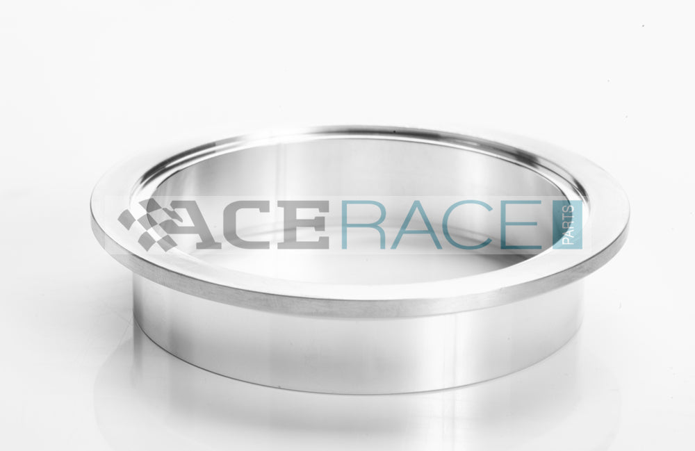 3.500" V-Band Assembly - Aluminum "Male + O-Ring/Female" Flanges, 304 Stainless Clamp