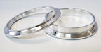 4.000" V-Band "Male + O-Ring" Flange (0.375" Overall Thickness) 6061 Aluminum