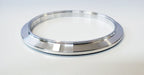 4.000" V-Band "Male + O-Ring" Flange (0.375" Overall Thickness) 6061 Aluminum