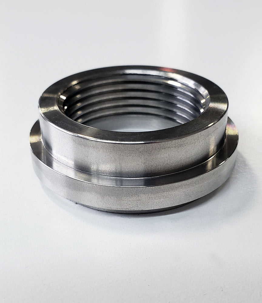 -16AN Female Weld Bung - 304 Stainless