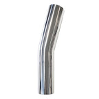1.625" 16ga 15° Mandrel Bend - (2.438" CLR / 6.000" Legs) - Polished OD - 304 Stainless