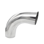 5.000" OD 14ga 90° Mandrel Bend - Polished OD - 6061 Aluminum - (7.000" CLR / 4.000" Legs)