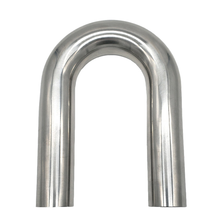 1.250" OD 16ga 180° Mandrel Bend - Polished OD - 6061 Aluminum - (1.875" CLR / 6.000" Legs)