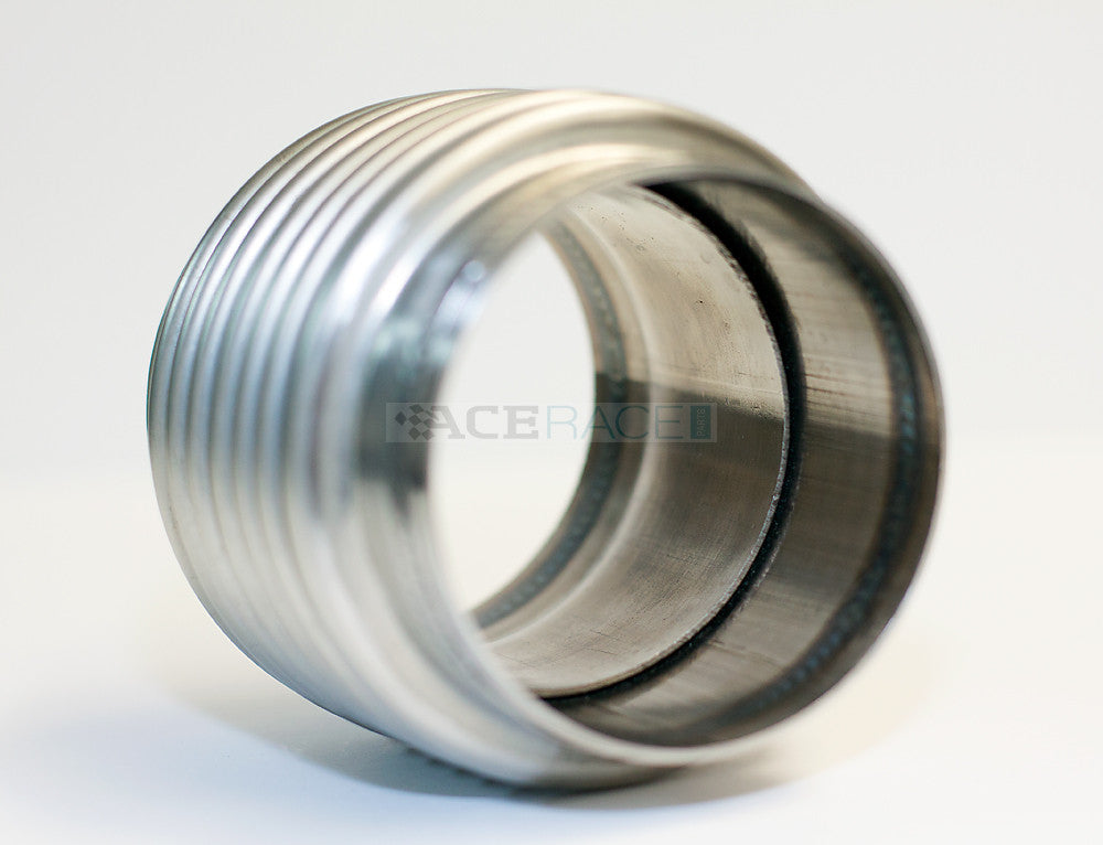 3.500" Flex Bellow (with Inner Liner) x 4.000" Overall Length - 304 Stainless