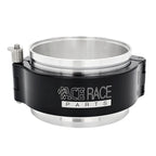 HD Clamp Assembly for 4.000" OD Tubing - Black Clamp, Aluminum Flanges