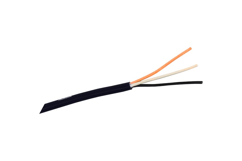 Cable - Multicore - 3 x 22AWG (Orange/Black/White) - 10M (32') Length: 10M / 32ft HT-039203