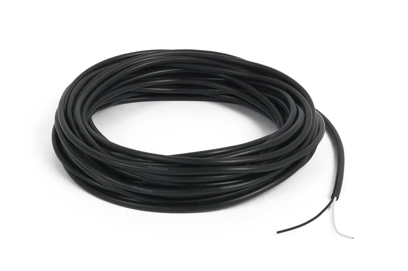 Cable - Multicore - 2 x 22AWG (Black/White) - 10M (32') Length: 10M / 32ft HT-039205