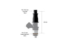 Fuel Injector Adapter - 10.5mm 1/2 to Full Length HT-080000