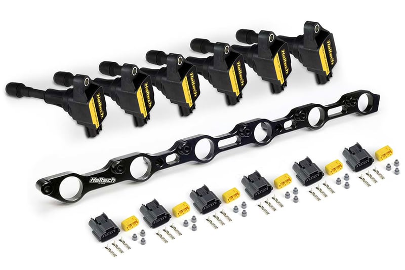 R35 Coil Bracket Kit for Toyota JZ Includes Bracket , Coils and connectors HT-120200