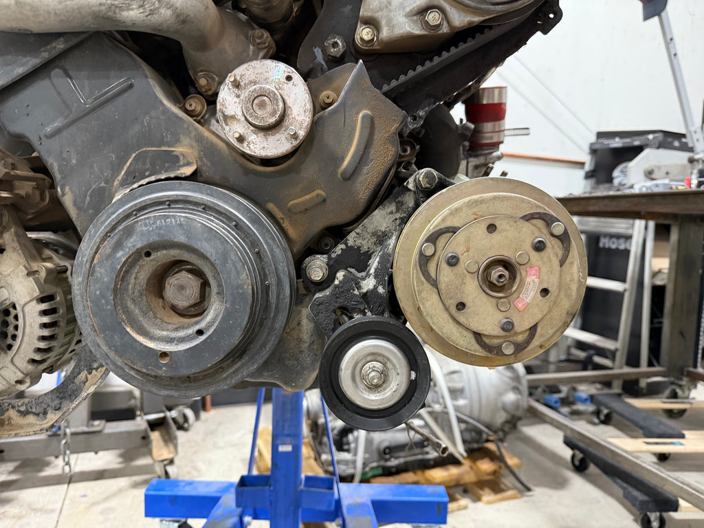 VG30DE(TT) SD7 A/C Compressor Conversion Brackets