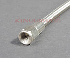 Braided Steel Teflon Hose 5/16" 4AN to 4AN Straight - Straight 60"
